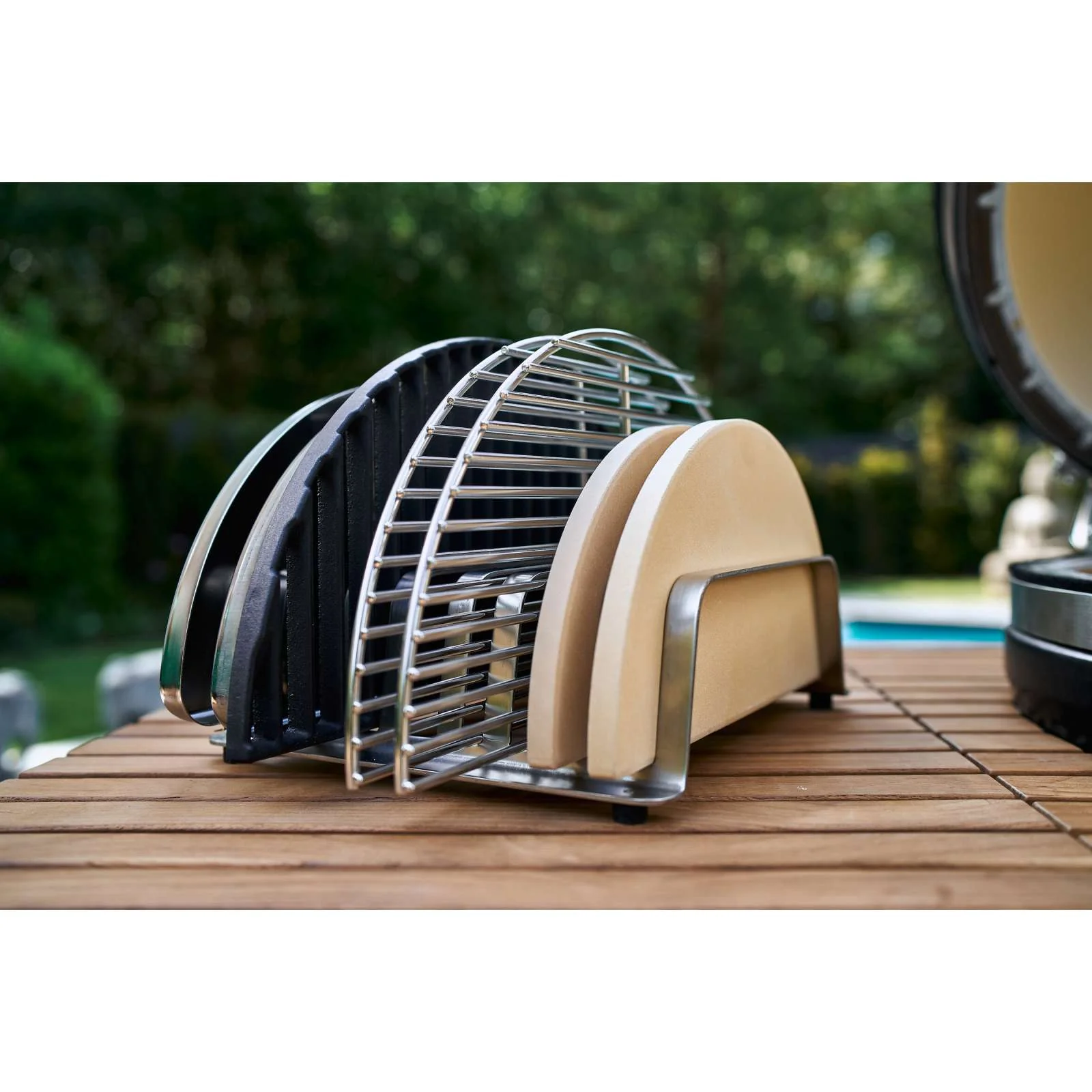 Stainless Steel BBQ Accessory Rack for MONOLITH Avantgarde - Image 4