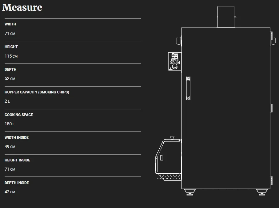 Borniak 150L Classic Simple Smoker - Image 11