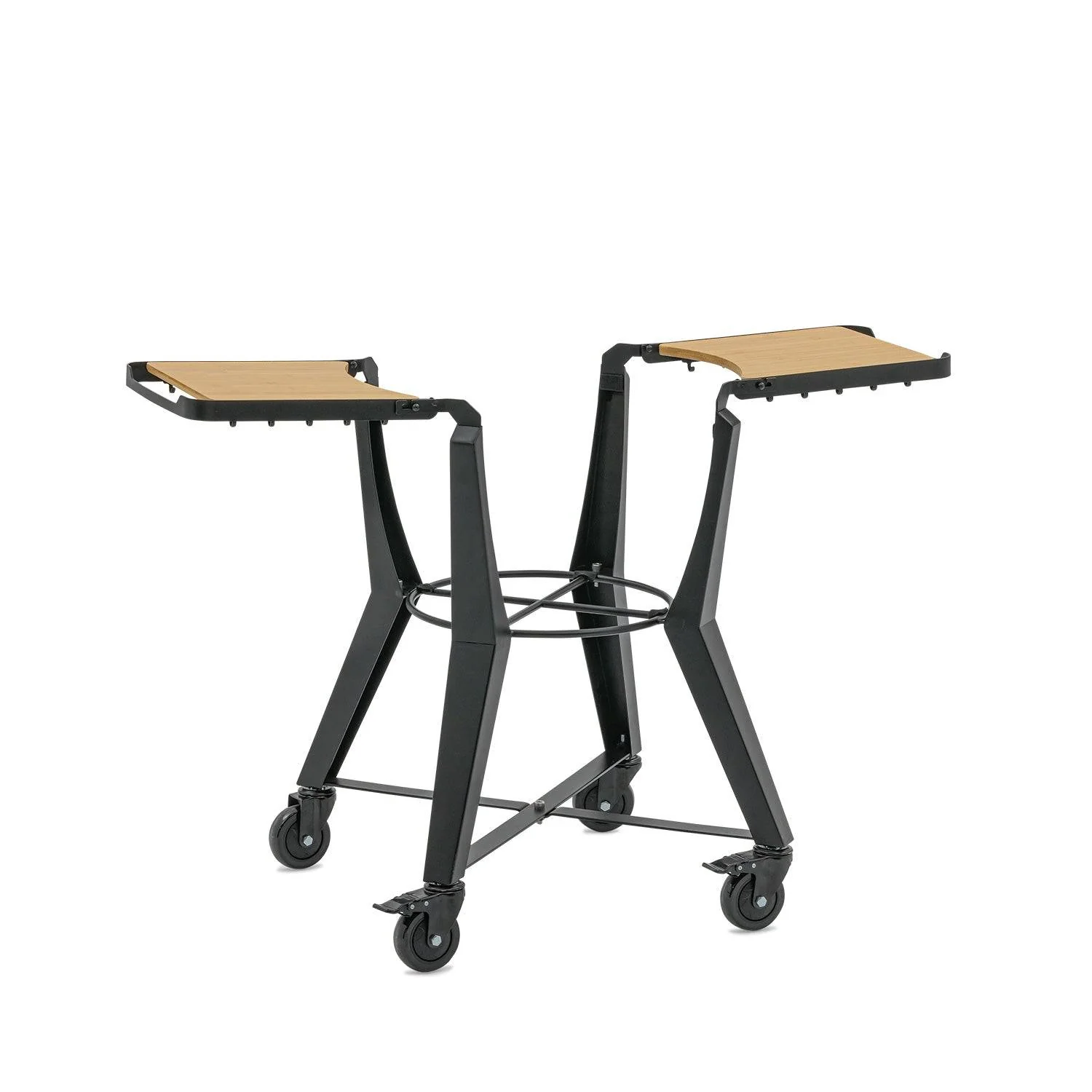 Monolith TWO.55 BBQ Cart with Bamboo Tables - Image 3